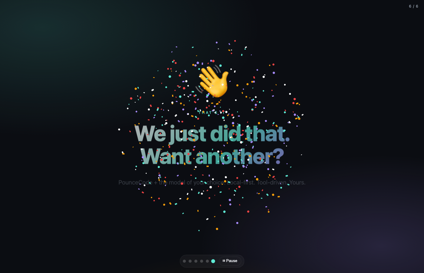 Closing slide of the generated deck.